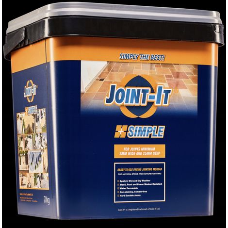 Mortero de resina Joint-It Simple de 20 kg - Gris (1/4)