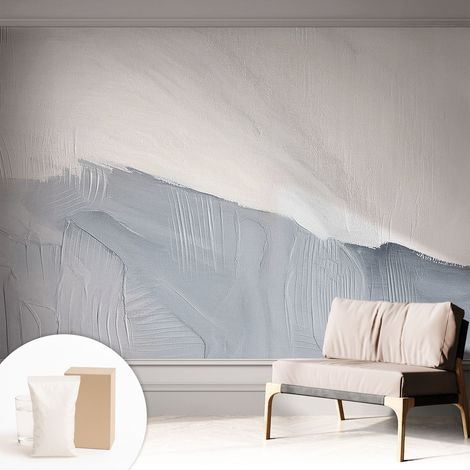 Papier peint intissé avec imprimé installation simple qualité excellente sans désordre - Colle incluse gratuite Textures subtiles 312x219 cm (1/5)