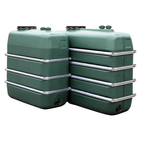Cuve de stockage polyéthylène 2000 litres - Pour eaux pluviales - 7651