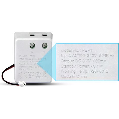 Netzteil 3,3 V DC MiBoxer PER1 für RF-Fernbedienung 200 mA (1/2)