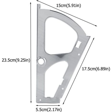 Charnières de meuble en acier inoxydable – Lot de 2 pièces, pour tiroirs, armoires et racks, fixation facile, finition durable (1/3)
