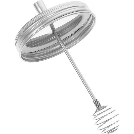 Pot de miel avec couvercle étanche et bâtonnet - 1 pièce (1/5)