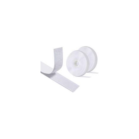 M X 20 MM (Blanc) Scratch Autocollant Double Face , Hook Loop Rubans Ruban AdhéSif Puissant à Crochets Et Boucles pour La Couture (1/5)