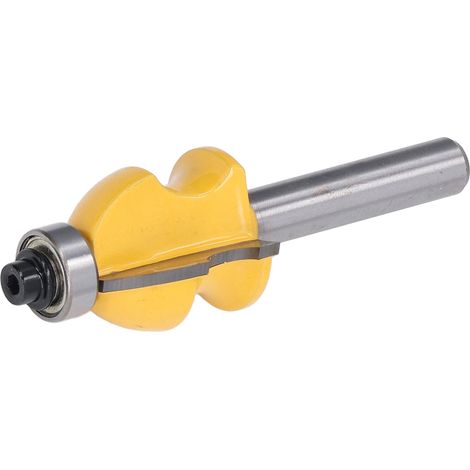 Fraises de moulure CNC pour bois et composites, diamètre 25.4 mm avec queue de 8 mm, profil architectural.
