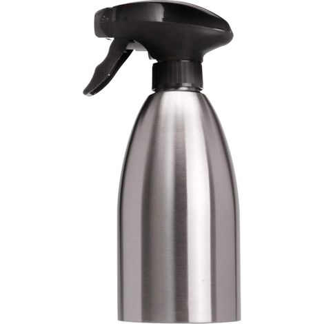 Bouteille pulvérisateur acier inoxydable 500ml pour huile et vinaigre, vaporisateur cuisine BBQ, condiment à gâchette, idéale salade, cuisson, friture, grillades. (1/5)