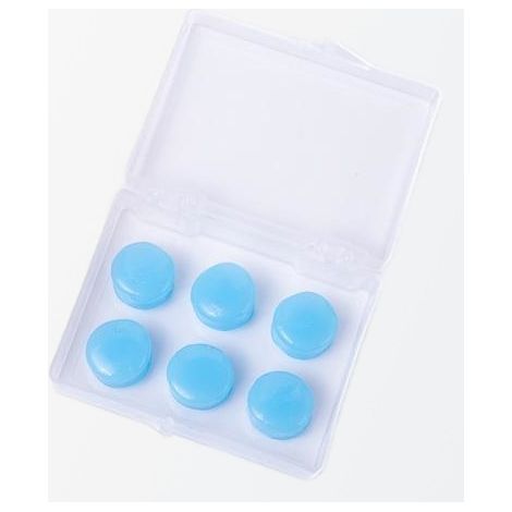 6 bouchons d'oreilles, réduction du bruit du sommeil, bouchons d'oreilles de natation, bouchons d'oreilles en silicone réutilisables et moulables (1/4)