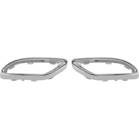 BRRNOO Couvercle de Garniture de Tuyau d'échappement de Silencieux, Garniture de Couvercle de Tuyau d'échappement, de Remplacement en Chrome Brillant pour A B C E GLC Classe CLS W177 W247 W205