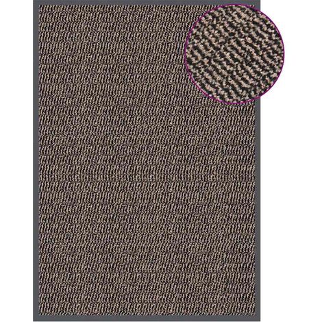 vidaXL Paillasson touffeté 60x90 cm Marron foncé