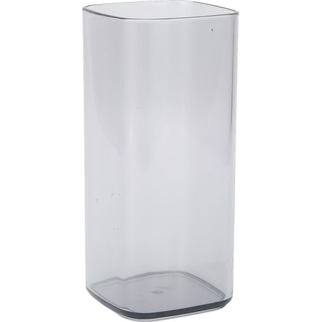 Tasse carrée réutilisable innovante de 250 ml pour thé, jus et café - Accessoire de cuisine gris (1/5)