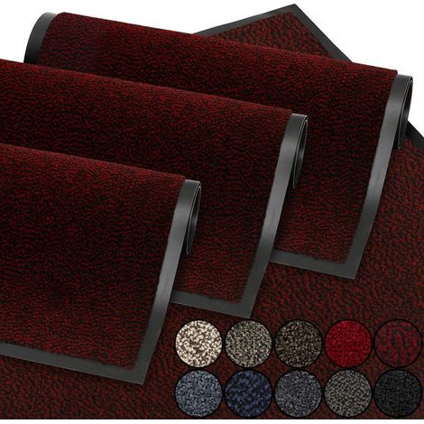 Tapis de Porte, Vin Rouge 60x90 cmTapis de Porte extérieur, imperméable, Lavable, Tapis Robuste antidérapant, retient la poussière, paillasson, Couloir, entrée, Cuisine, Chambre (1/5)