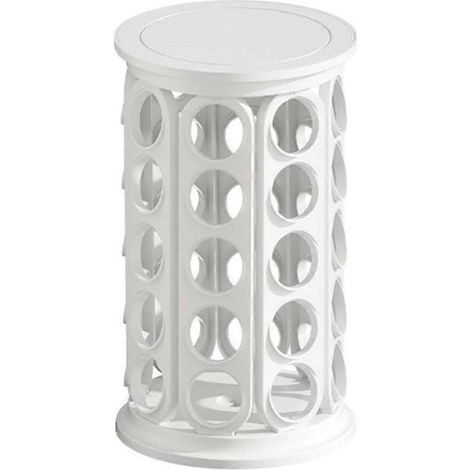 Café pod carousel organisateur pour 40 K tasse pods café capsule support maison ou bureau cuisine counter blanc (1/5)