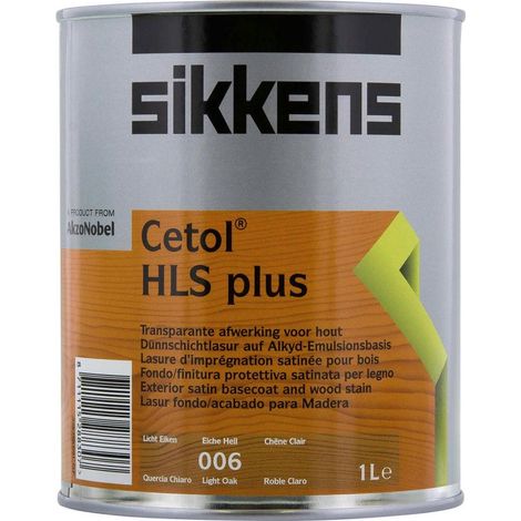 Sikkens – Lasure extérieure pour bois dur – Chêne clair – 1L – Très bonne résistance UV – Excellente imprégnation sans écaillage