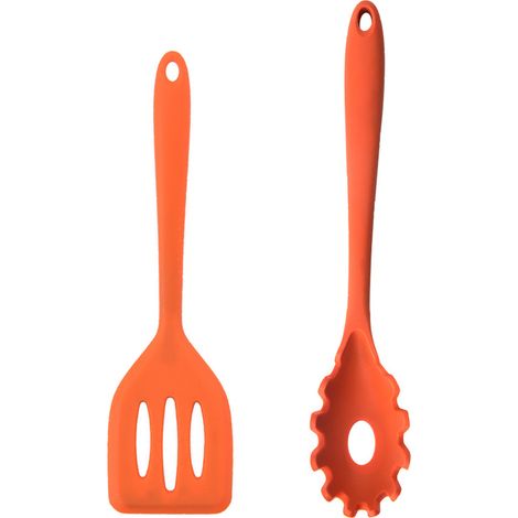 Ensemble de 2 ustensiles de cuisine antiadhésifs en silicone, résistants à la chaleur// (1/5)