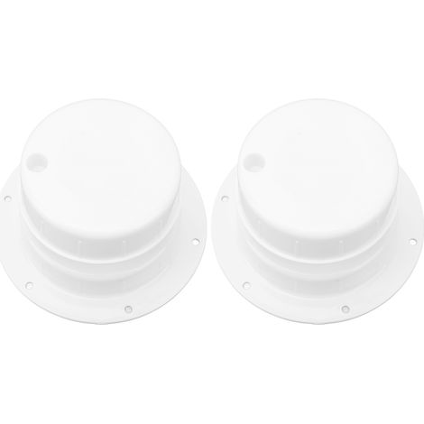 2 Embouts de ventilation RV, Couvercle de tuyau pour Camping-car Caravane, Protection résistante chaleur et corrosion, Bouchon d'égout (1/5)