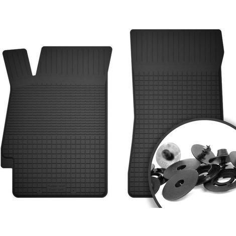 Alfombrillas delanteras de goma para: Mazda 323 BJ sedán, hatchback, familiar, camioneta (1998-2003)