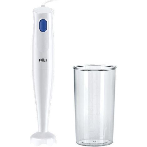 Braun MultiQuick 1 MQ 10.001P WH 0,6 L Batidora de inmersión 450 W Azul, Blanco