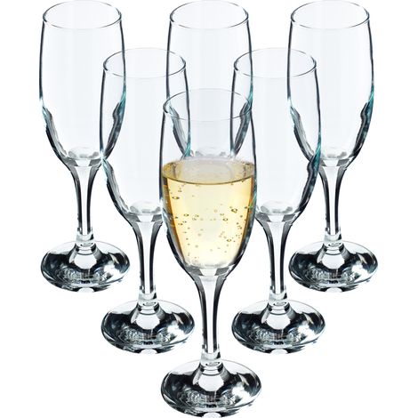 KADAX Juego de 6 copas de vino, aptas para lavavajillas, de primera calidad y elegantes para vino tinto y blanco, 6 x 190 ml (1/5)