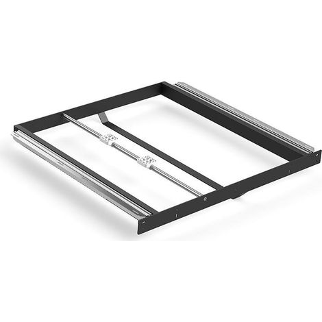bastidor extensible para mesas. apertura lateral. volteador para tableros integrado