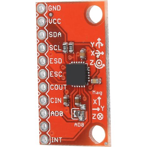 Komponenten der MPU-9150 9-Achsen-Gyroskop-Beschleunigungsmesser-Magnetsensor-Modulplatine (1/5)