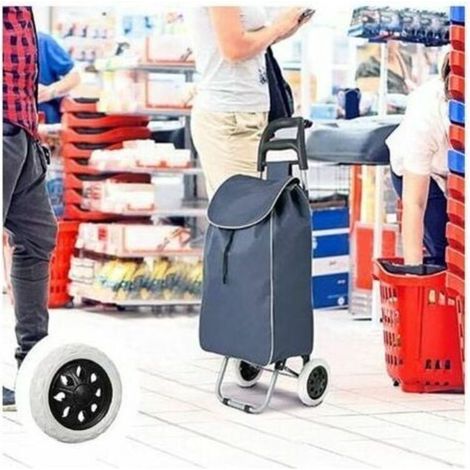 2 Pièces de Remplacement de Roues de Caddie - Caoutchouc - Roues de Chariot en Plastique avec Mousse - Noir Hot Design - Pour Les Caddies et Les Chariots (1/3)
