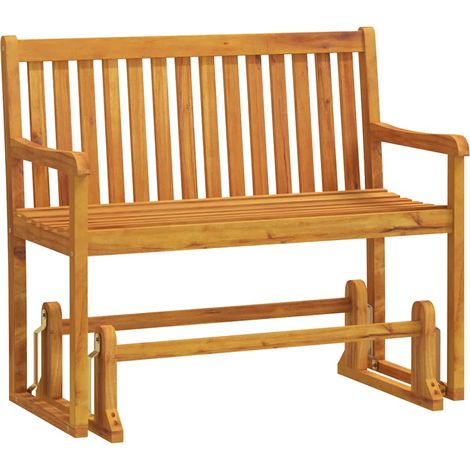 Maison Exclusive - Balancelle de jardin 110 cm Bois d'acacia solide (1/5)