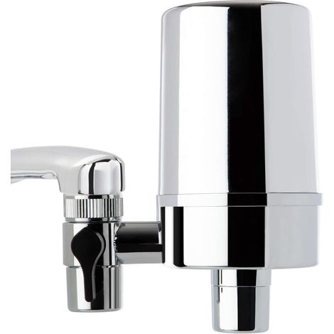 DF2-CHR Filtre à Eau de Robinet pour Cuisine, Salle de Bain ou Évier de Camping-car, Longue Durée de Vie de 500 Gallons, Finition Chromée (1/5)