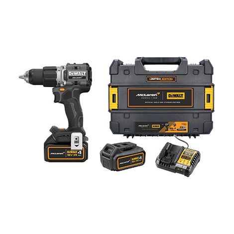 Dewalt DCD85MM2T-QW Akku-Schlagbohrschrauber 18V, 4Ah, McLaren-Edition (1/5)