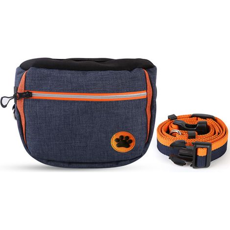 Bolsa grande para premios para perros, bolsa de entrenamiento para perros con correa ajustable y bolsa de entrenamiento para exteriores. (1/5)