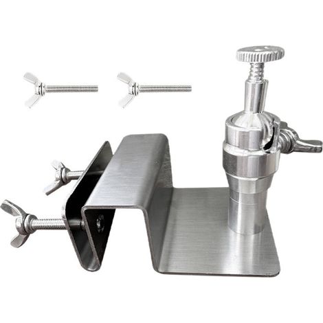 Adjustable stainless steel mounting bracket, suitable for security cameras, no drilling required, compatible with Eufy cameras. (1/4)