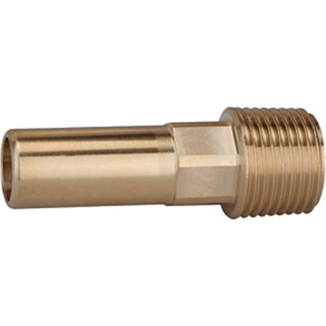 Riegler Einschraubstutzen, MS, 3/4 BSP, für Rohr Außen-ø 28 mm (1/2)