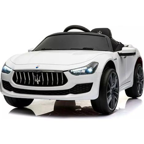 Macchina Elettrica a Batteria Maserati Ghibli Bianca Radiocomandata (1/5)