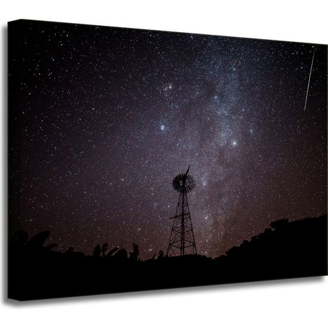 Leinwanddruck Weltraum-Sternschnuppe 40x30 cm