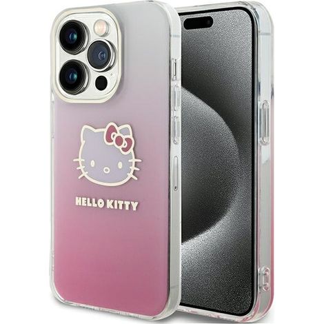 Hello Kitty HKHCP13XHDGKEP iPhone 13 Pro Max 6.7 custodia rigida rosa/rosa IML Gradient Electrop Kitty Head (1/5)