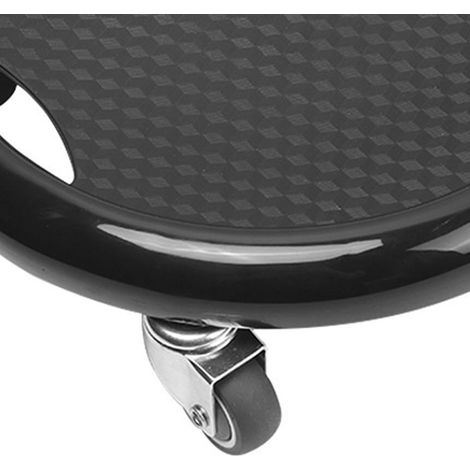 Disque de glisse abdominal Core Slider avec 4 rouleaux, outil d'entraînement abdominal pour salle de sport à domicile (noir) (1/5)