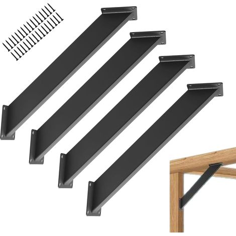 Lot De 4 Supports D'angle À 45 Degrés, Support D'angle En Bois (1/5)