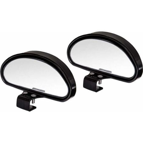 2 pièces rétroviseur angle mort, miroir convexe réglable 360°, pour conduite accompagnée et stationnement, universel voiture/SUV/camion (1/4)