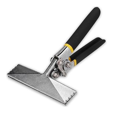 Pince à cintrer la tôle, pince à cintrer les bords de 150 mm avec poignées antidérapantes, outil pour cintrer la tôle en biseau (8 pouces).