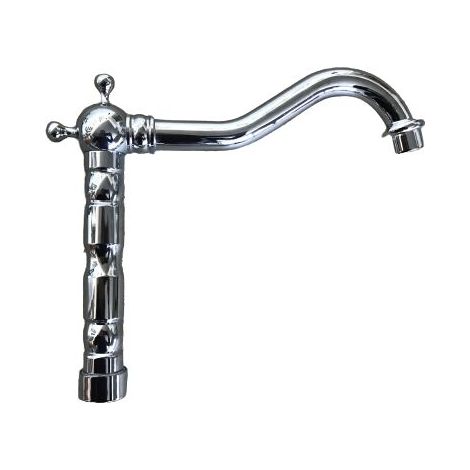 Bec De Robinet - Chromé - Style Vintage - Raccord 3/4 - 1 Pièce (1/2)