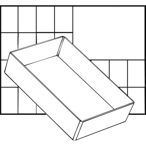 A6 1 Boite de rangement 47x109x157 mm