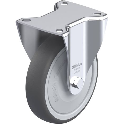 Roulette fixe diamètre 125 mm en polyuréthane C60039 (1/2)