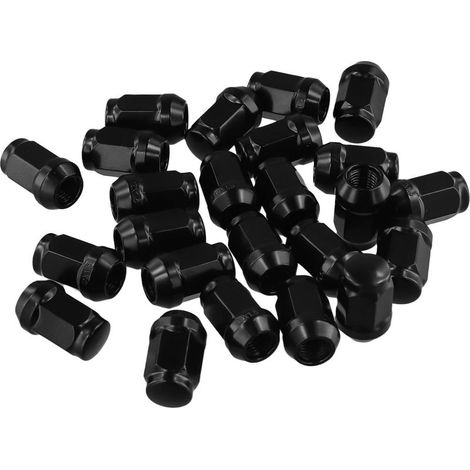 Lot de 24 écrous de roue 12 x 1,5 pour Land Cruiser et Ford avec siège conique et taille de douille de 19 mm (1/5)
