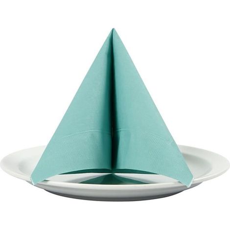 Serviette de table - HAPPY MOMENT - Colorée - 3 épaisseurs - Lavable - Dos blanc