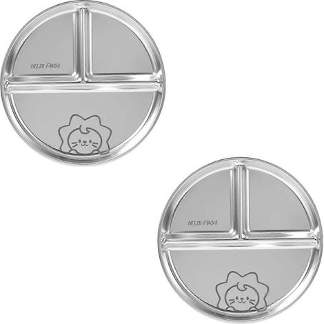 2 pièces Assiette compartimentée pour plats occidentaux, pâtes, salade, barbecue, D-- (1/5)