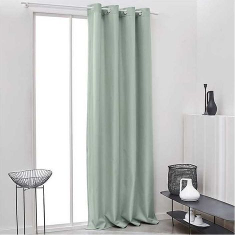 TODAY Rideau Isolant Thermique Essential Uni - 140 x 240 cm - Celadon