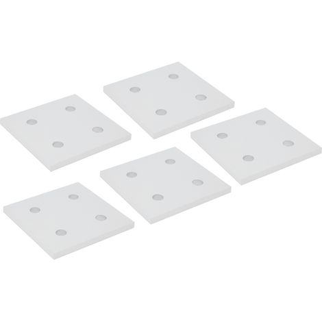 Four-hole connecting plate aluminum profile flat connecting plate vertical connecting plate (sold in sets of 5) 8080-4 holes (1/5)