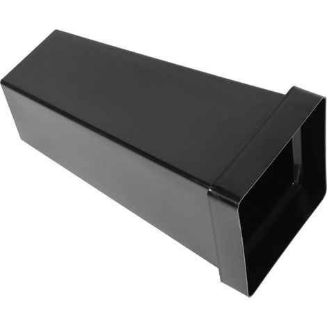Seau à Fleurs en Plastique Noir Pot à Fleurs Moderne et Simple pour Balcon et Bureau Matériau Solide et Design Unique (1/5)