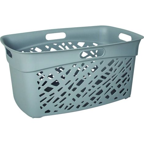 Cesto de ropa de 45 litros gris Almería - Eda