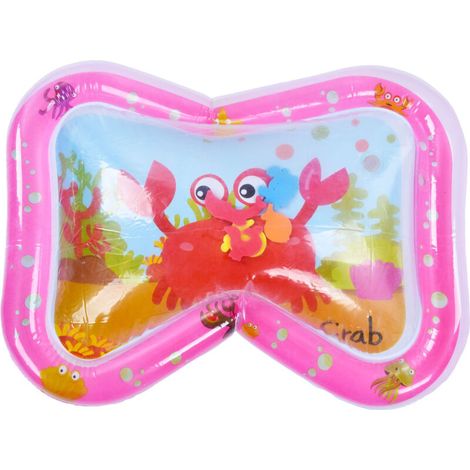Baby Water Mat Foldable Infant Inflatable Water Cushion for Ages 1‑3 Newborn Boy GirlType I 62x46.5cm / 24.4x18.3in