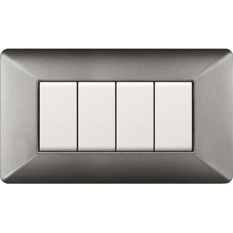 PLACCA EASY MATIX ALLUMINIO NOTTE 4P- 1,0 pz