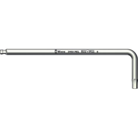 WERA hex-Plus 6kt.-Winkelschraubendreher Stainless 5mm